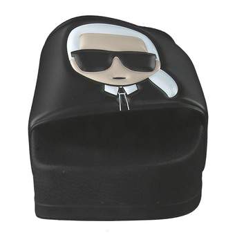 Karl Lagerfeld Bade Pantolette in schwarz