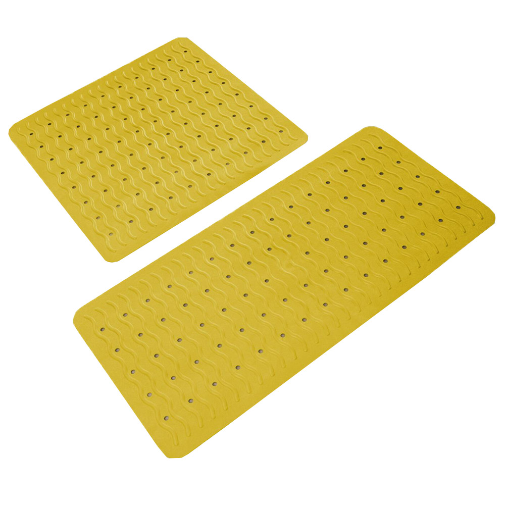Ridder Duscheinlage Playa ca. 54x54 cm, hellgelb, 100% TPE