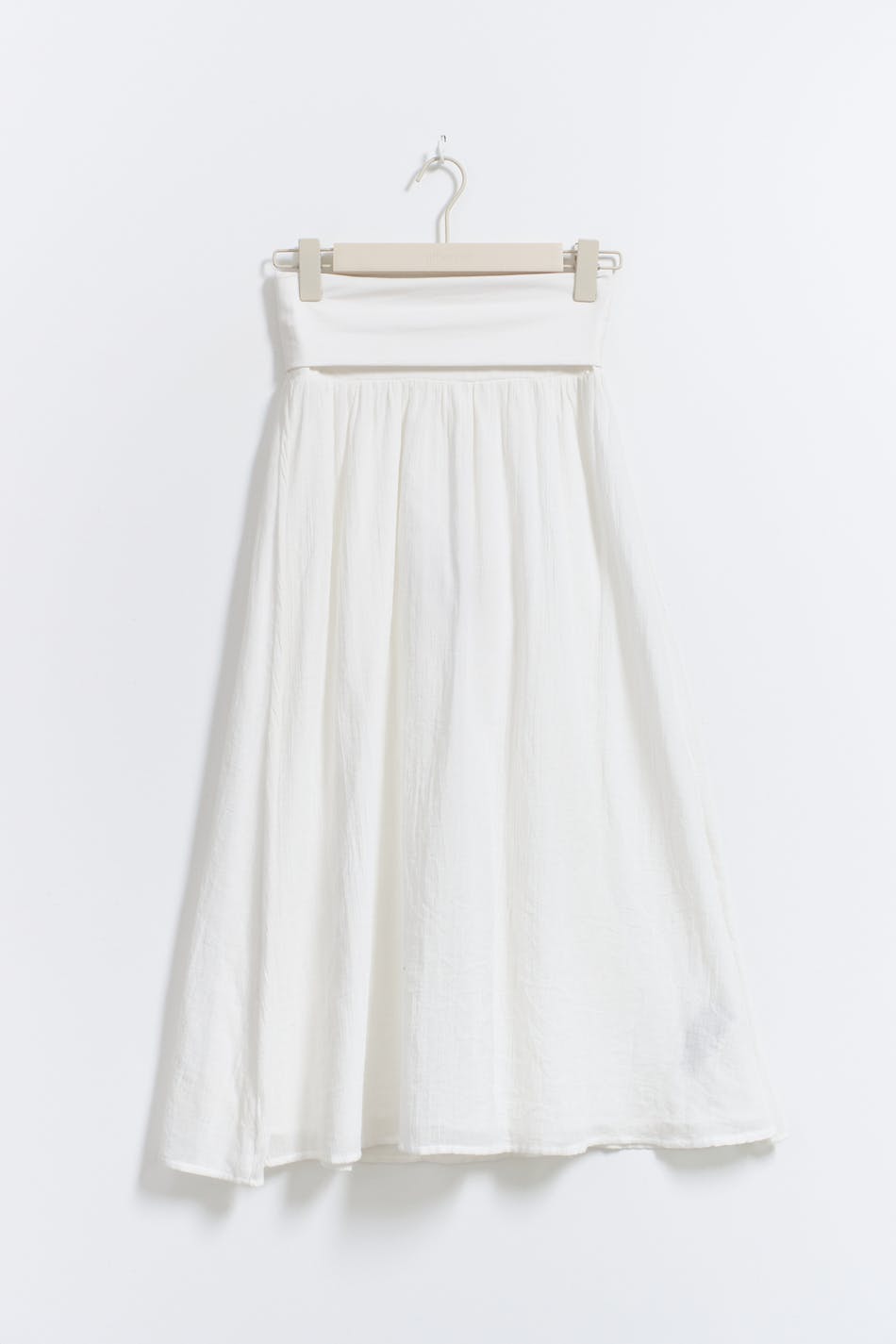 Y folded maxi skirt