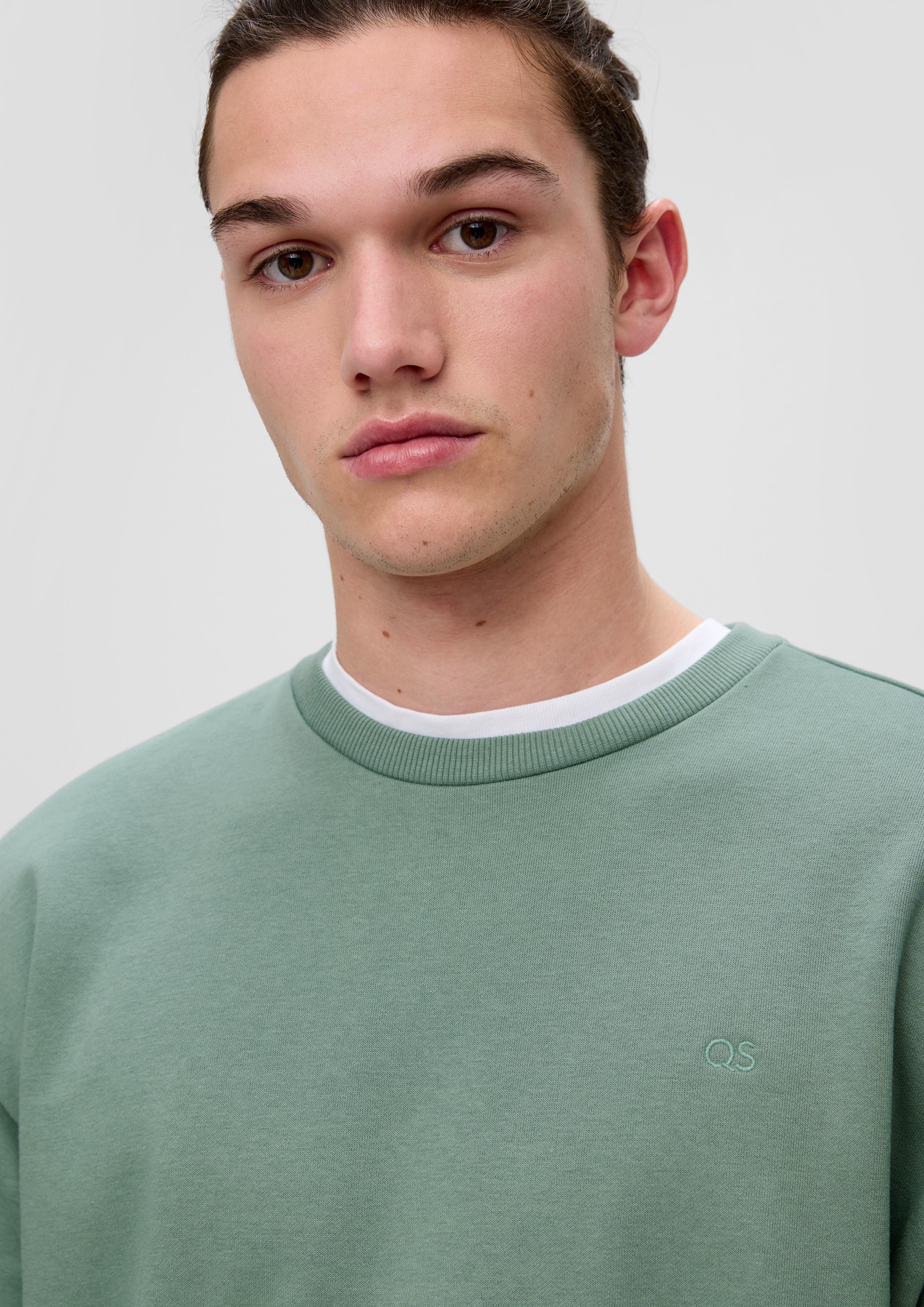 Klassisches Sweatshirt mit Logo-Stickerei  2141652-72L0