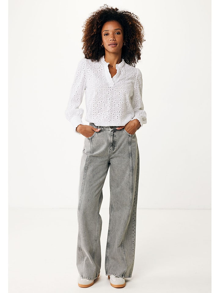 Mexx Bluse in Weiß günstig kaufen