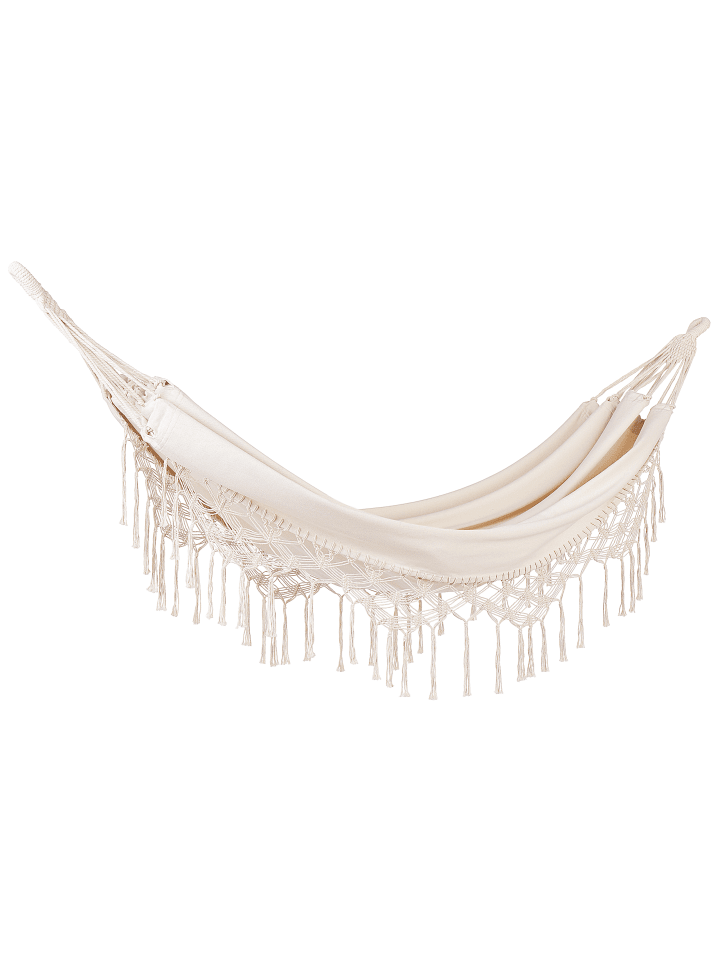Beliani Hängematte ROCCA in Beige - (W) 290 x (H) 0.5 x (L) 150 cm günstig kaufen onesize
