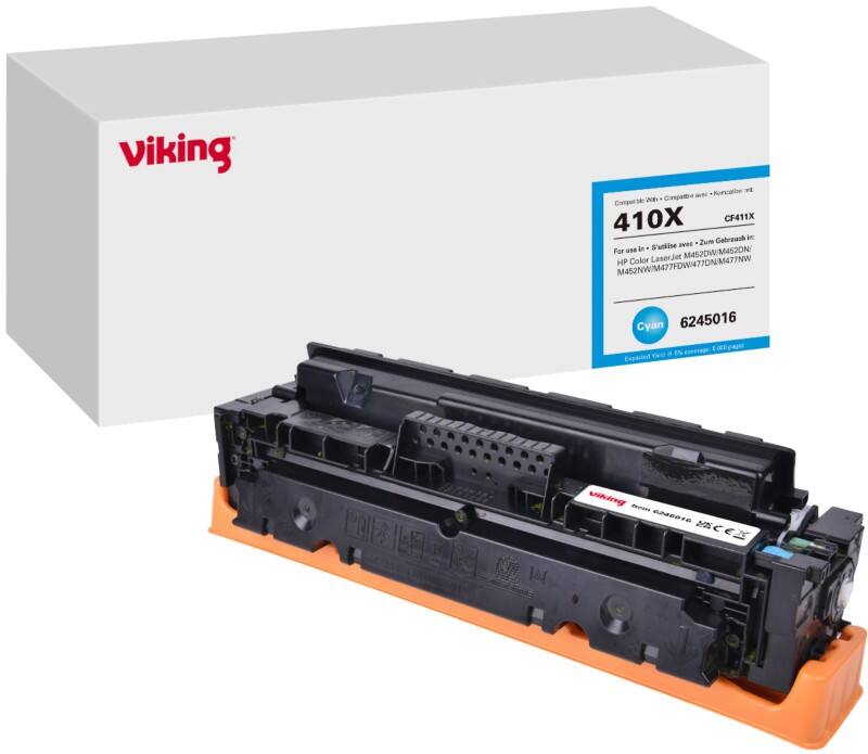 Viking 410X Kompatibel HP Tonerkartusche CF411X Cyan