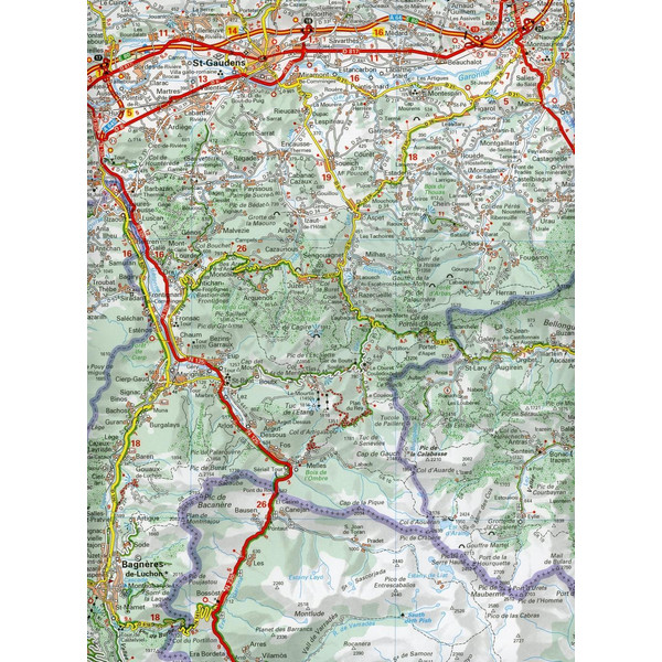 Michelin Garonne-Tal - Pays de Foix 1 : 150 000 - Straßenkarte