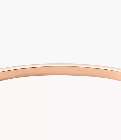 Fossil Armreif Sadie Shine Bright Edelstahl roségoldfarben