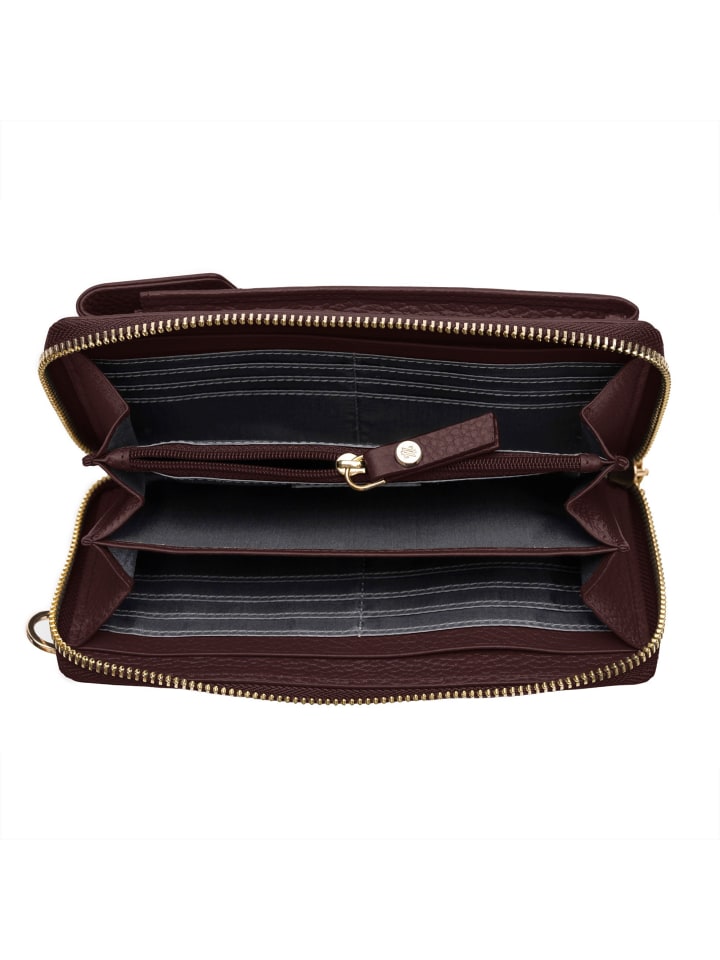 Lazarotti Bologna Leather Handytasche Leder 11 cm in burgundy günstig kaufen onesize