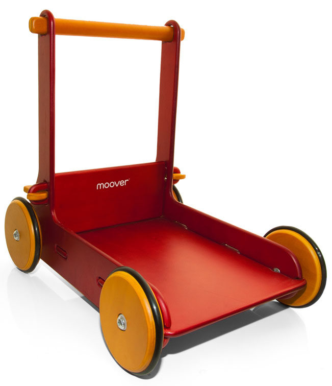 MOOVER Toys Baby Lauflernwagen (rot) / baby-walker red