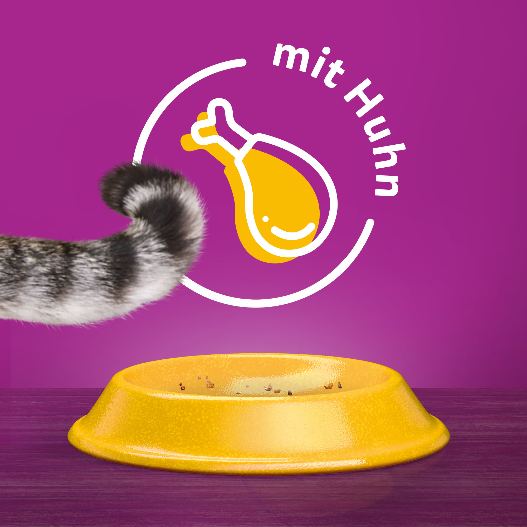 Whiskas Trockenfutter Whiskas 1+ Adult Huhn 3,8 kg