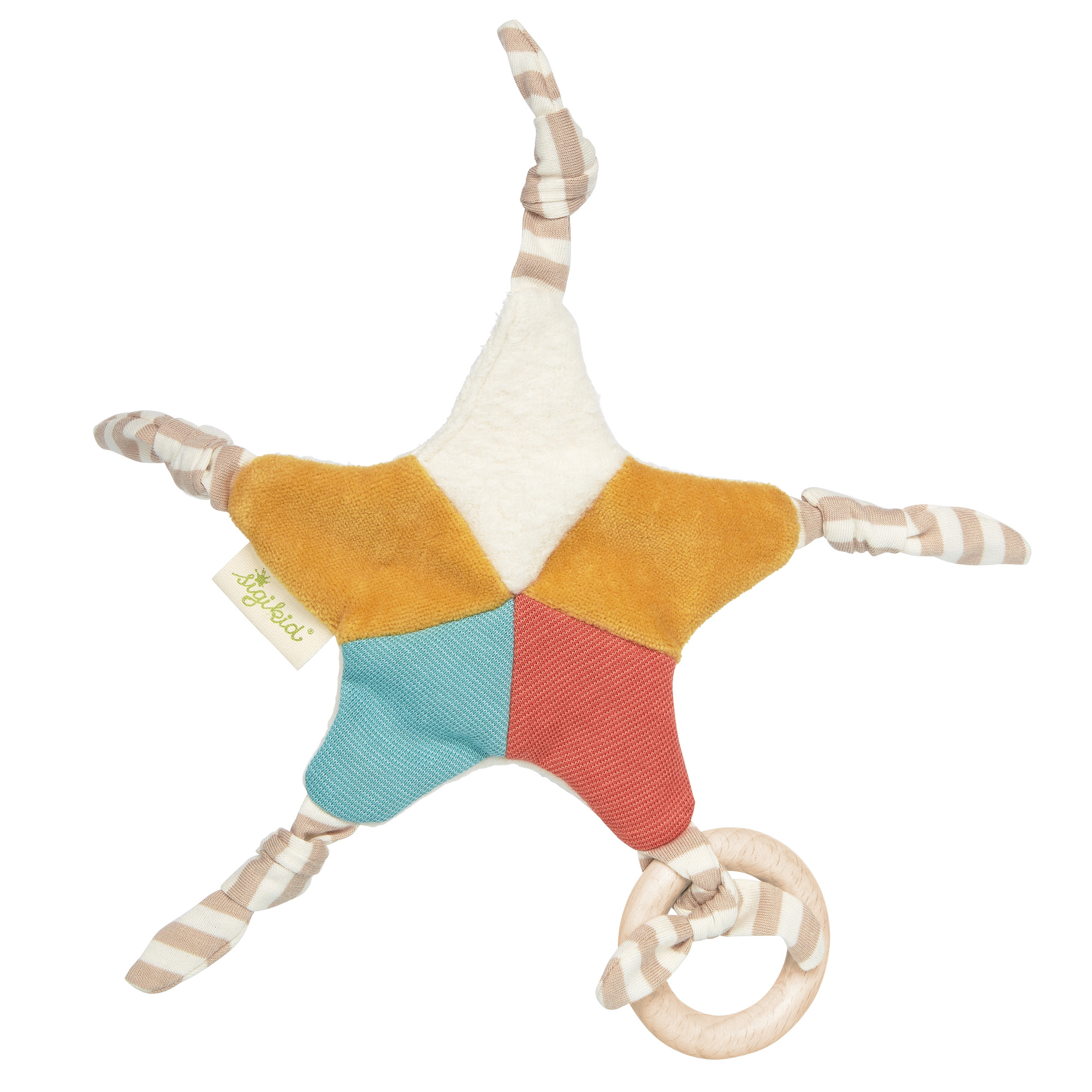 Baby Schnuffeltuch Stern, Green Collection