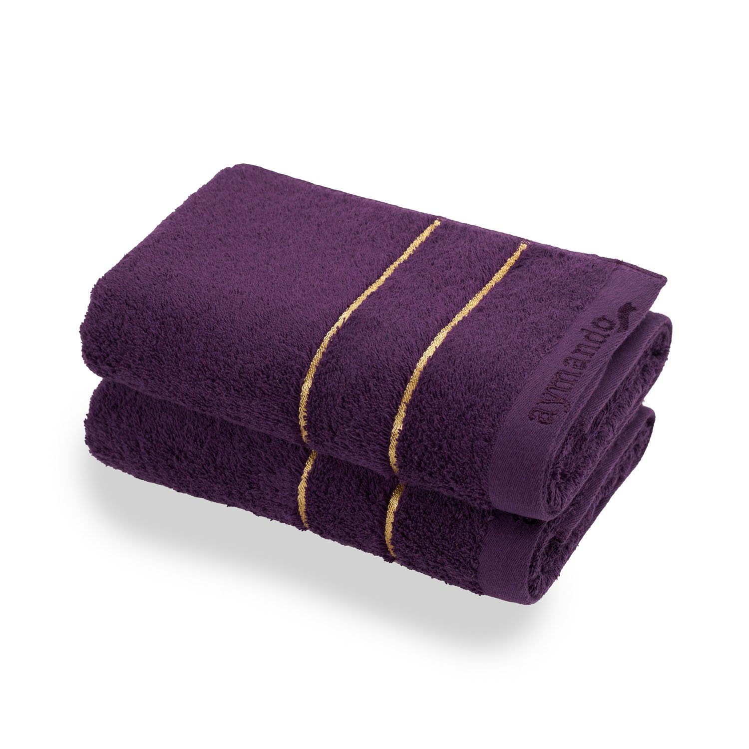 Aymando Handtuch Set Dubai, Ägyptische Baumwolle, (Set, 2-tlg), 50x100 cm