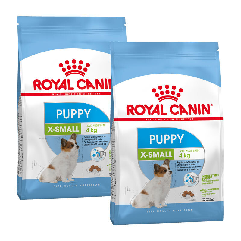 ROYAL CANIN Hundetrockenfutter ROYAL CANIN X-Small Puppy 2x3 kg