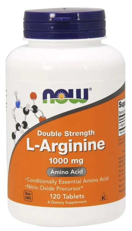 Now Foods L-arginin 1000 mg 120 tableta