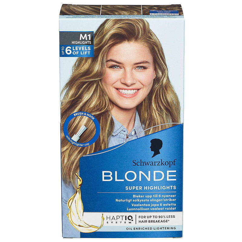 Schwarzkopf Hårfarge Blonde M1Super highlights Schwarzkopf
