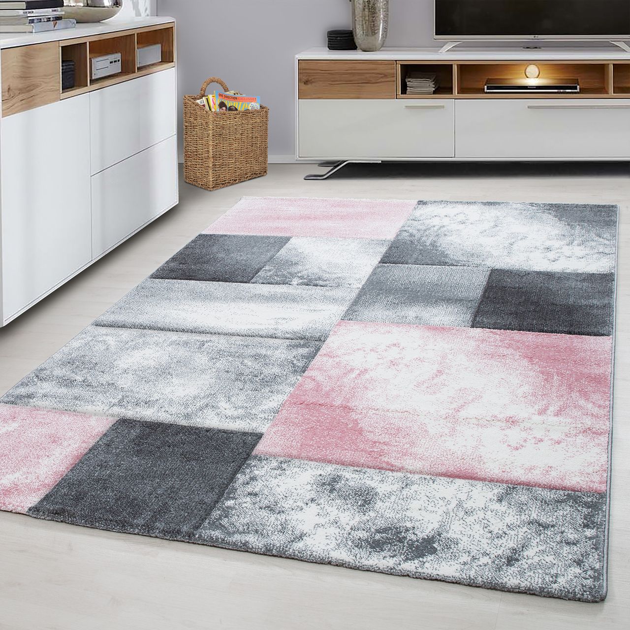 Ayyildiz Teppich, HAWAII 1710, PINK, 160 x 230 cm