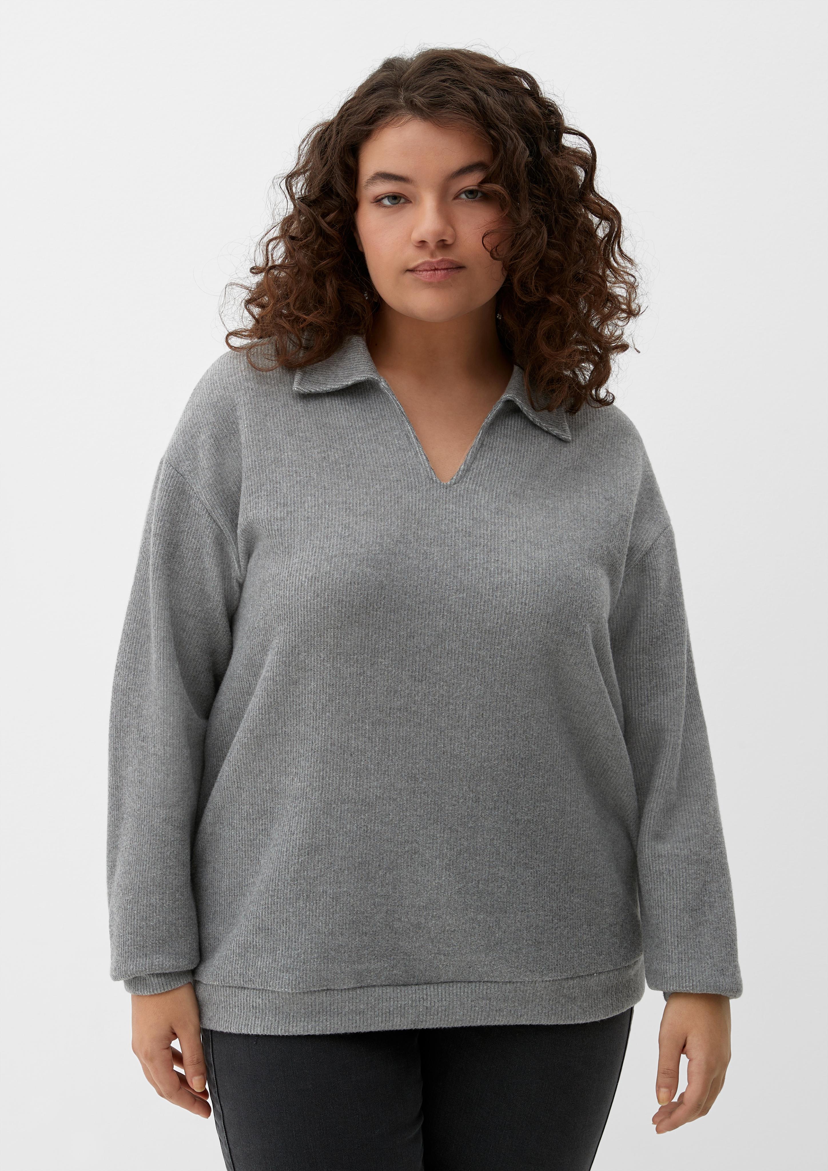 Sweatshirt mit Polokragen  2125466-9730