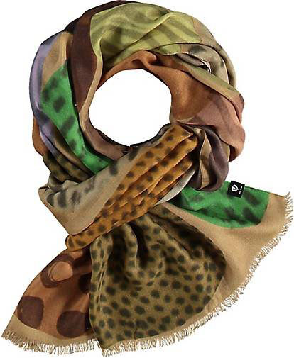 FRAAS Sustainability Edition - Schal mit buntem Kieselstein-Design - Made in Italy