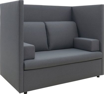 DOMO collection Loungesofa Sonce, Speziell für Outdoor, witterungsbeständig, mit Strandkorb-Feeling