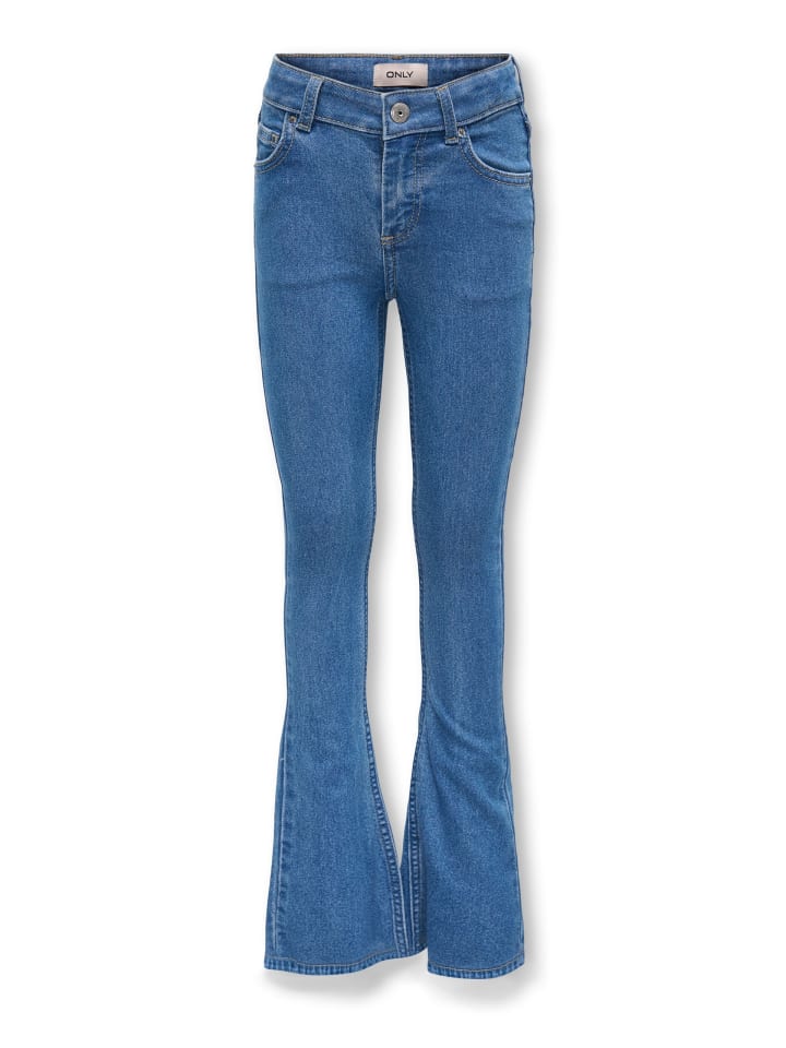 KIDS ONLY Bootcutjeans KOGHUSH FLARED DNM AKM186 in light blue denim günstig kaufen