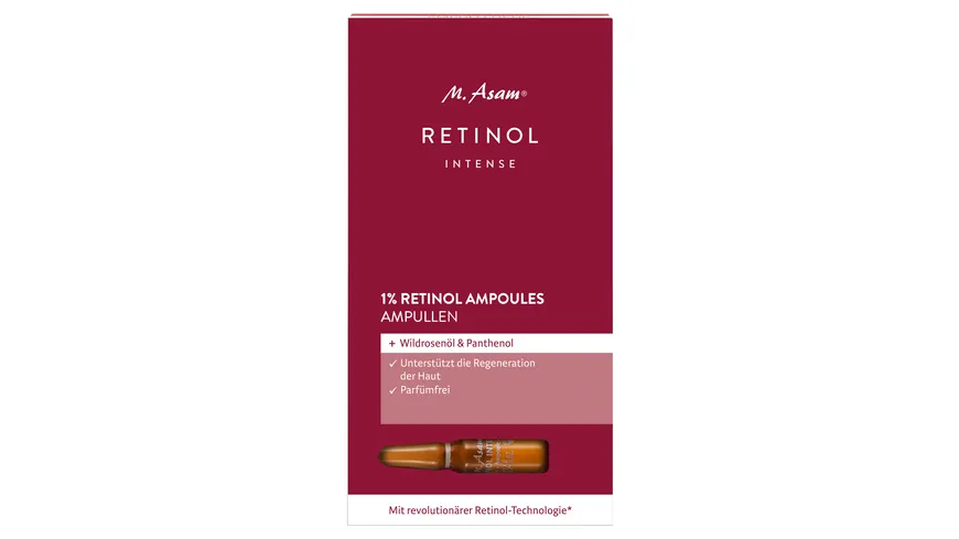 M. Asam® RETINOL INTENSE 1% Retinol Ampoules 7 ml