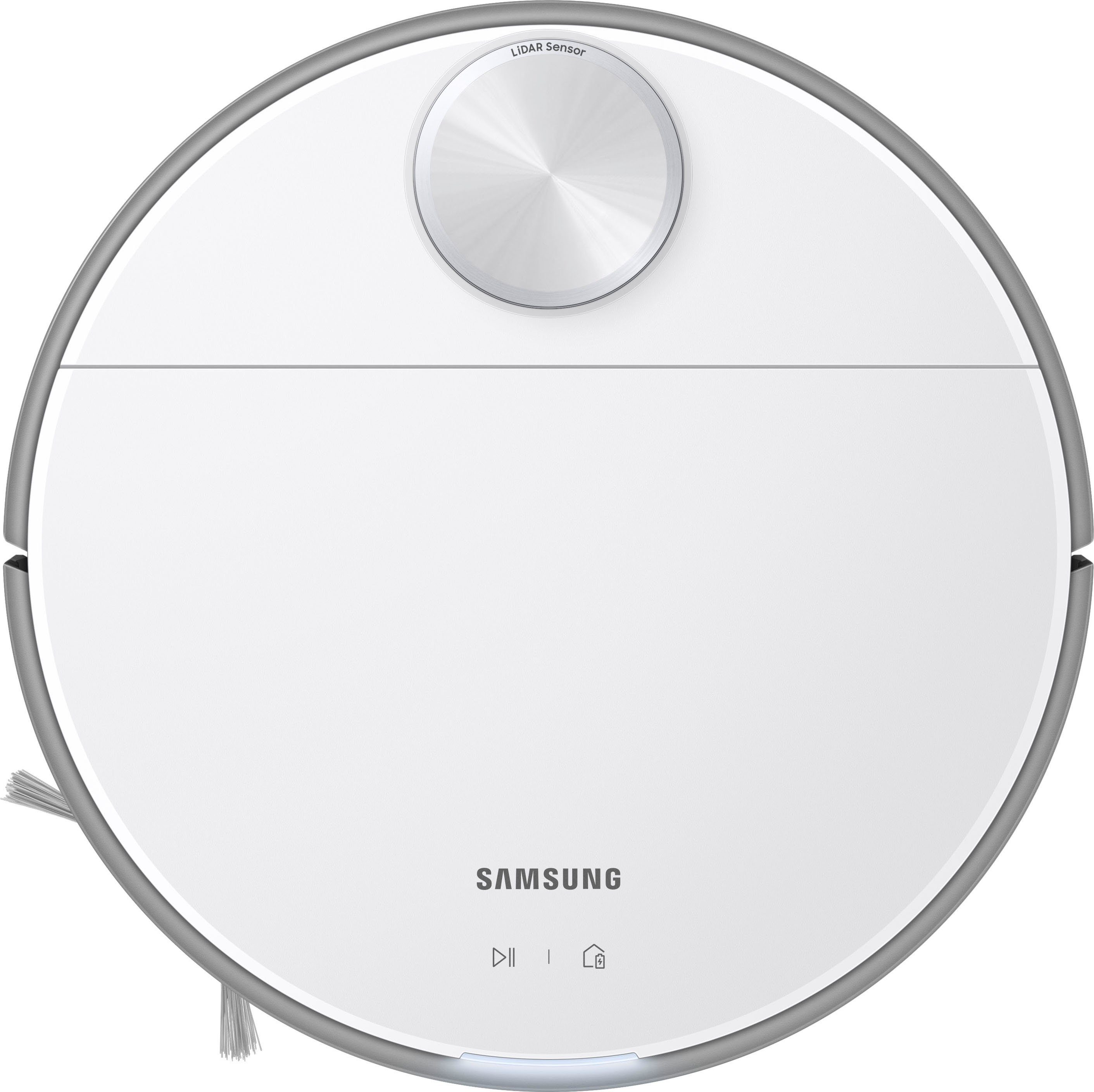 Samsung Saugroboter Jet Bot+ VR30T85513W/WA, 60 W, beutellos, mit Clean Station und LiDAR Sensor