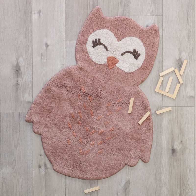 Tapis petit hibou 90x115cm LITTLE PEPA