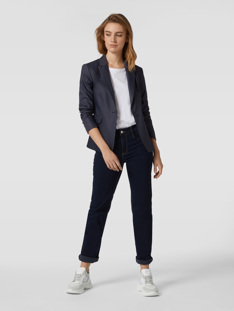 Blazer mit Reverskragen Modell 'BLAKE NIGHT' in marineblau