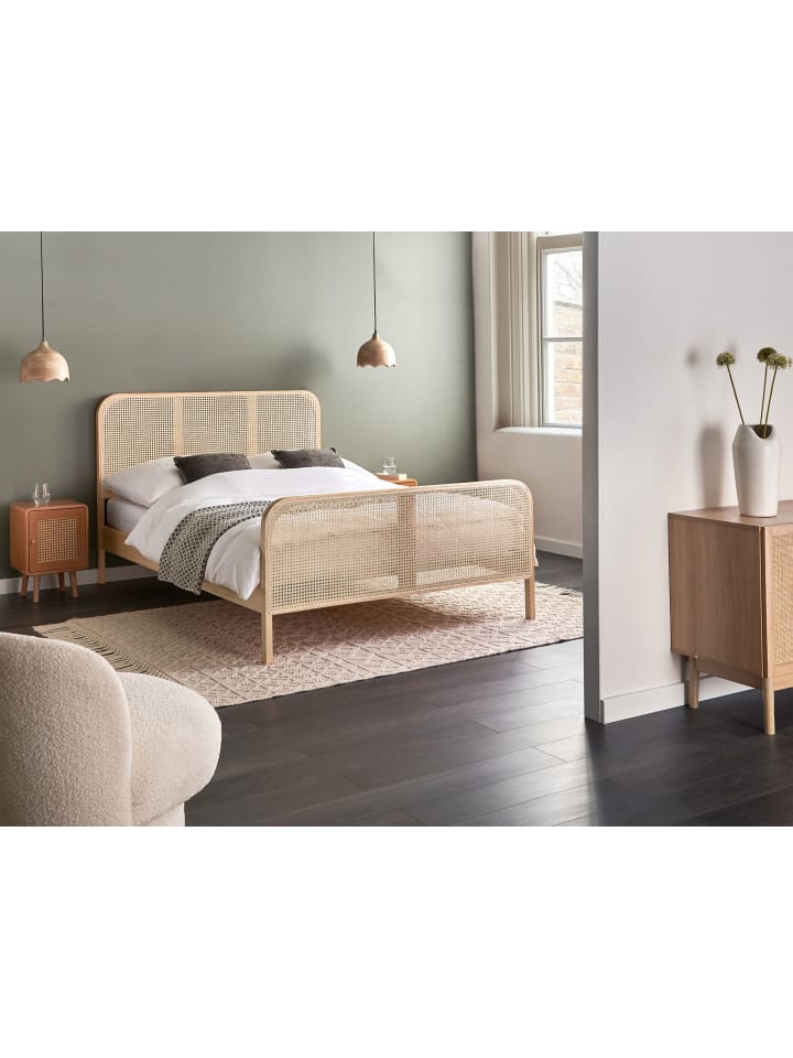 Beliani Doppelbett GONFARON in Braun - (W) 146 x (H) 108 x (L) 209 cm günstig kaufen onesize
