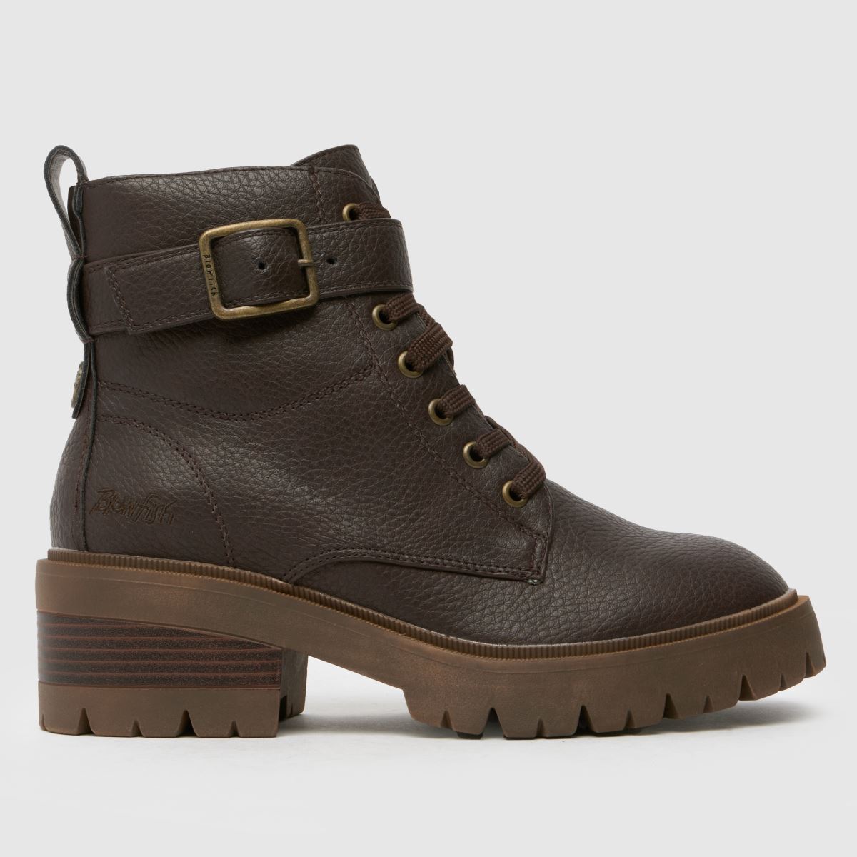 Blowfish Malibu – Mörkbruna jaggerboots
