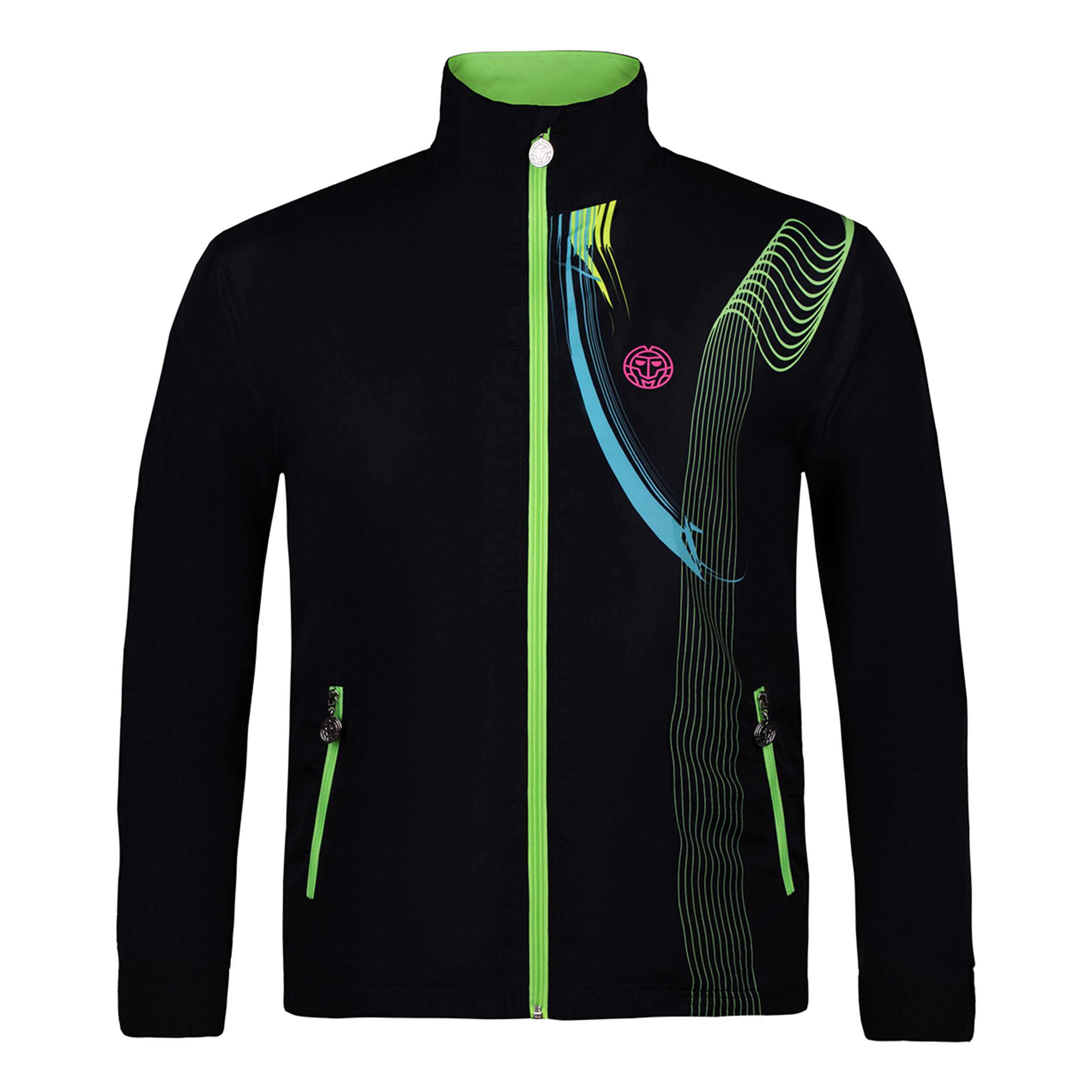 Teku Tech Trainingsjacke Herren - Schwarz, Mehrfarbig