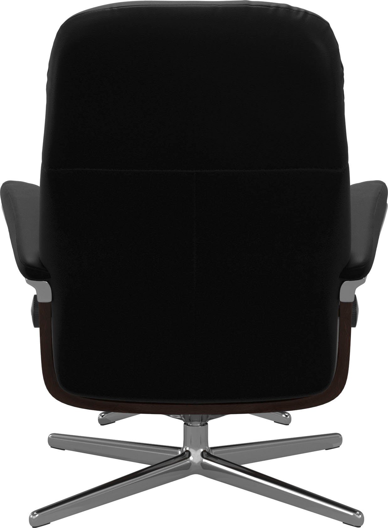 Stressless® Relaxsessel Garda, mit Cross Base, Größe M & L, Holzakzent Braun