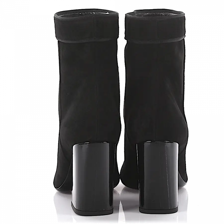 Lanvin - Stiefeletten SHFIB1 Veloursleder - schwarz