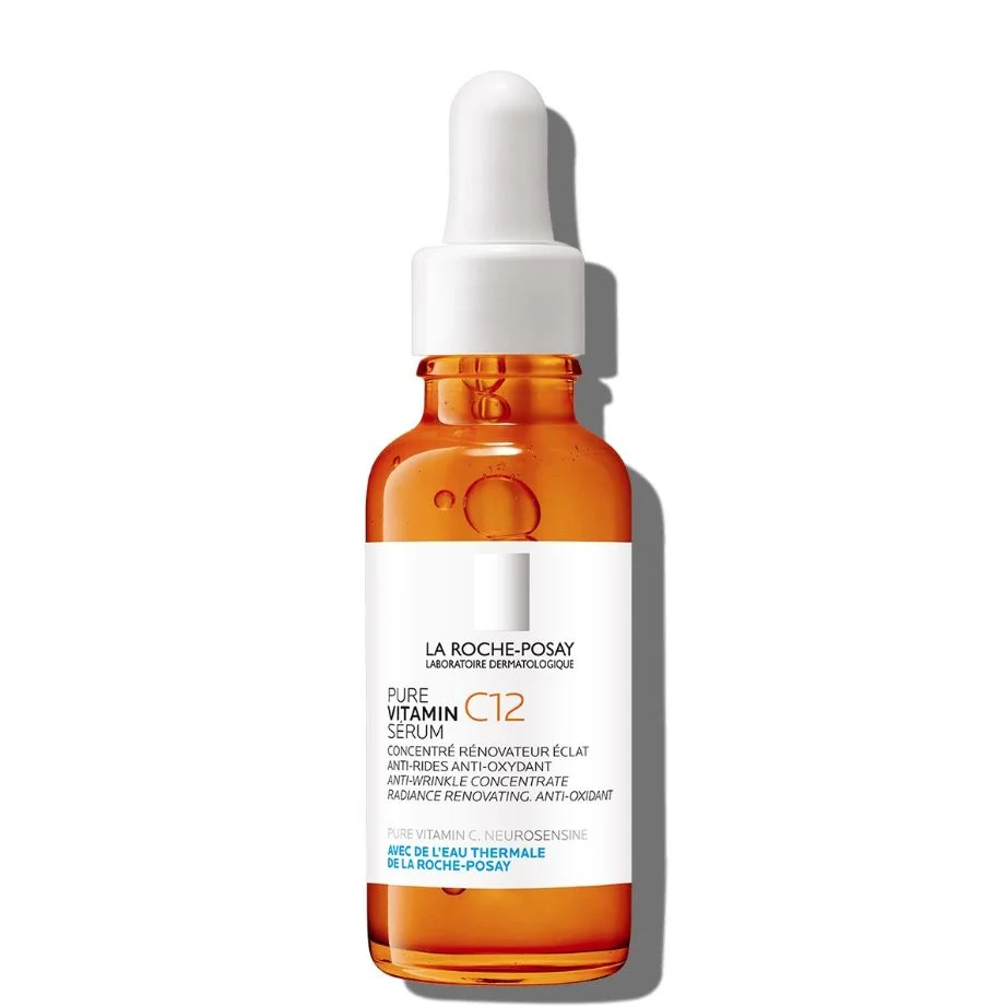 Tīrs C vitamīns Tīrs C12 vitamīns pretgrumbu un starojošu efektu sniedzošs serums - pretgrumbu sejas serums, globāla efekta sejas serums