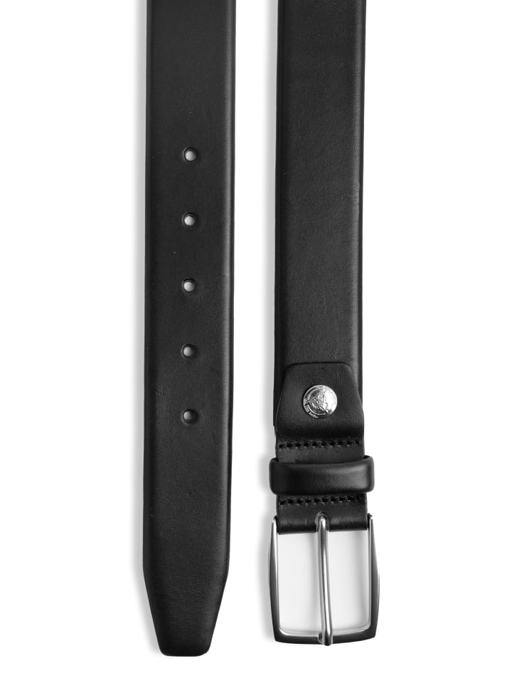 Roy Robson Ledergürtel Eleganter Business Ledergürtel in SCHWARZ günstig kaufen