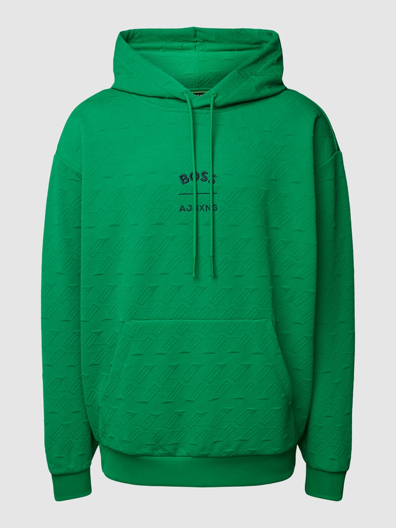 Hoodie mit Känguru-Tasche Modell 'Sly AJ' in hellgrün