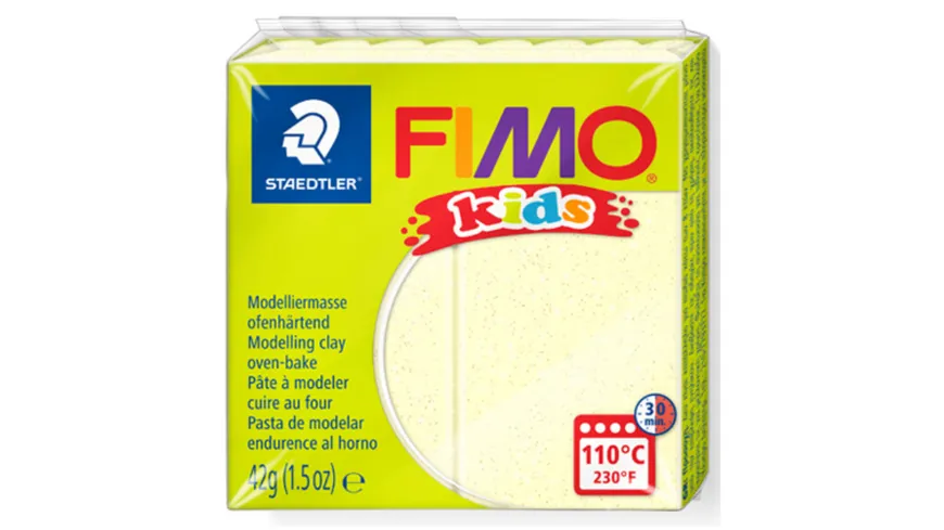 STAEDTLER Modelliermasse FIMO® Kids Perlglanz gelb 42 g