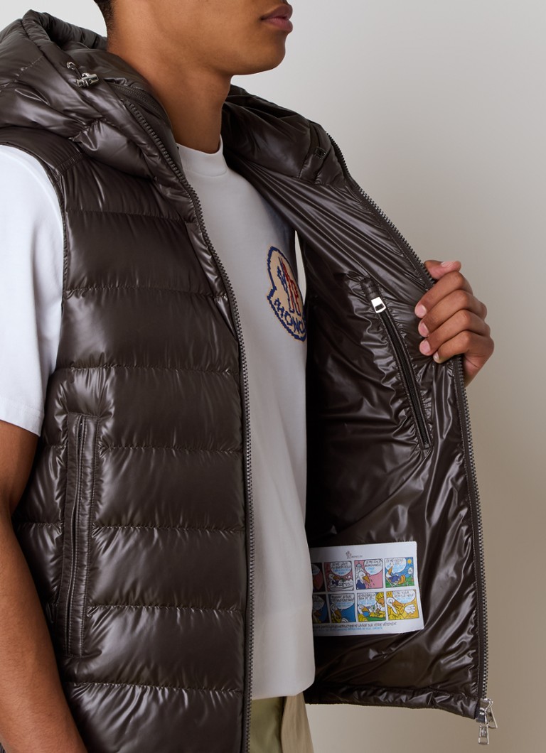 Vestă matlasată Moncler Barant cu logo