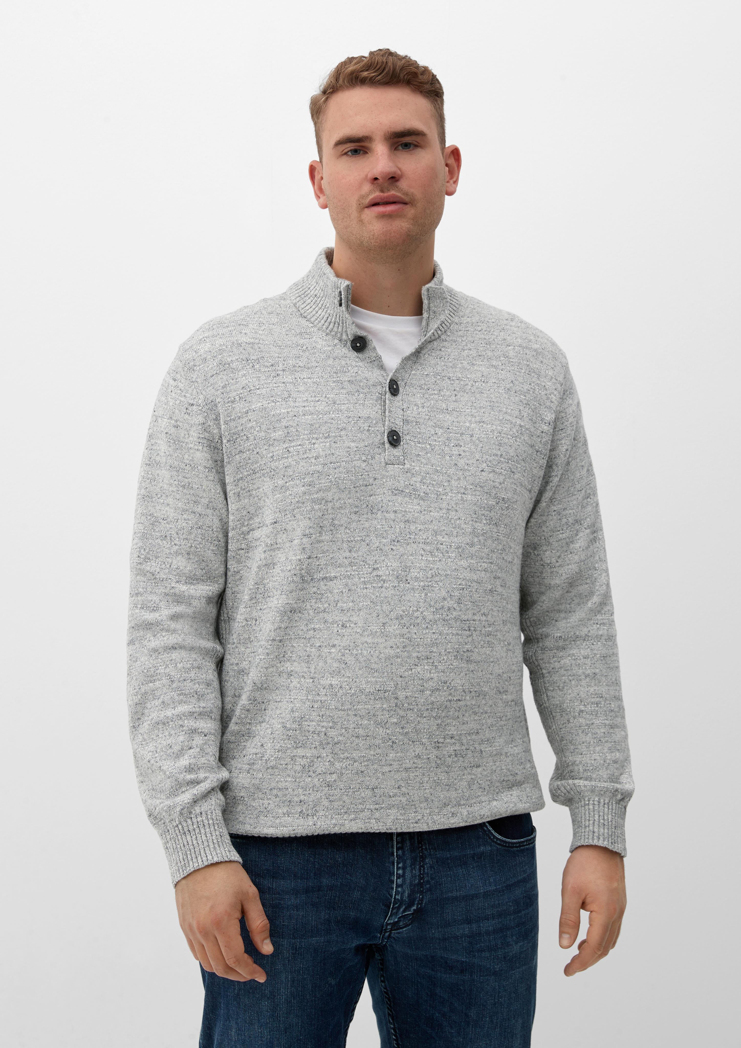 Strick-Troyer mit Rippdetails  2124697-94W1