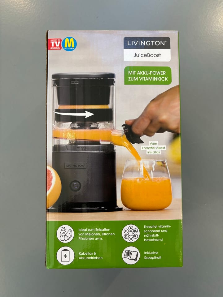 Livington Entsafter JuiceBoost in Ohne Farben günstig kaufen onesize