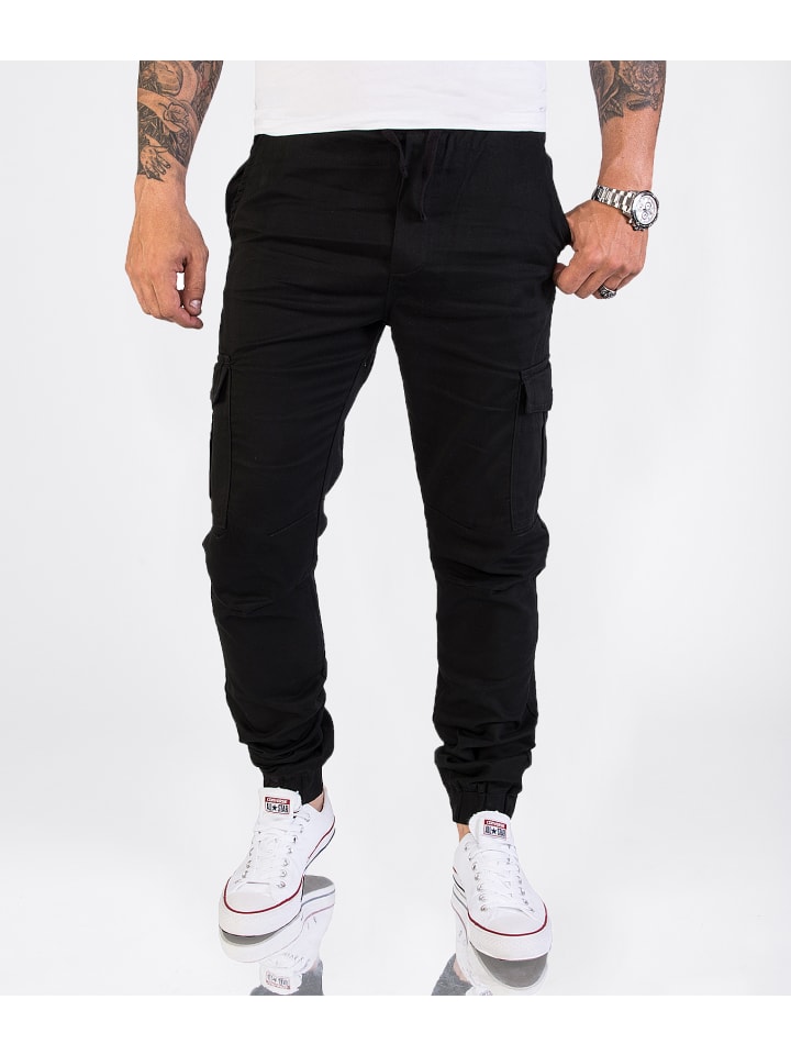 Rock Creek Cargohose in Schwarz günstig kaufen