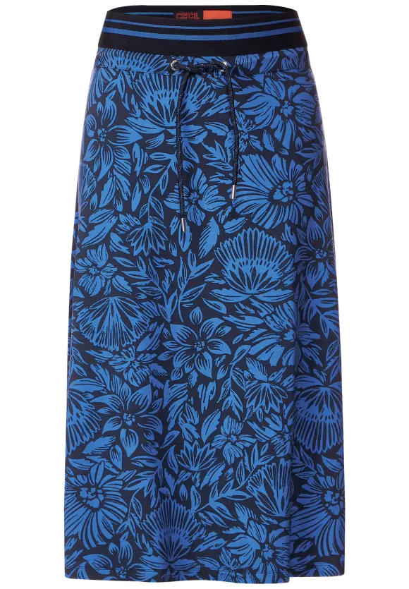 CECIL Midi Jerseyrock mit Print