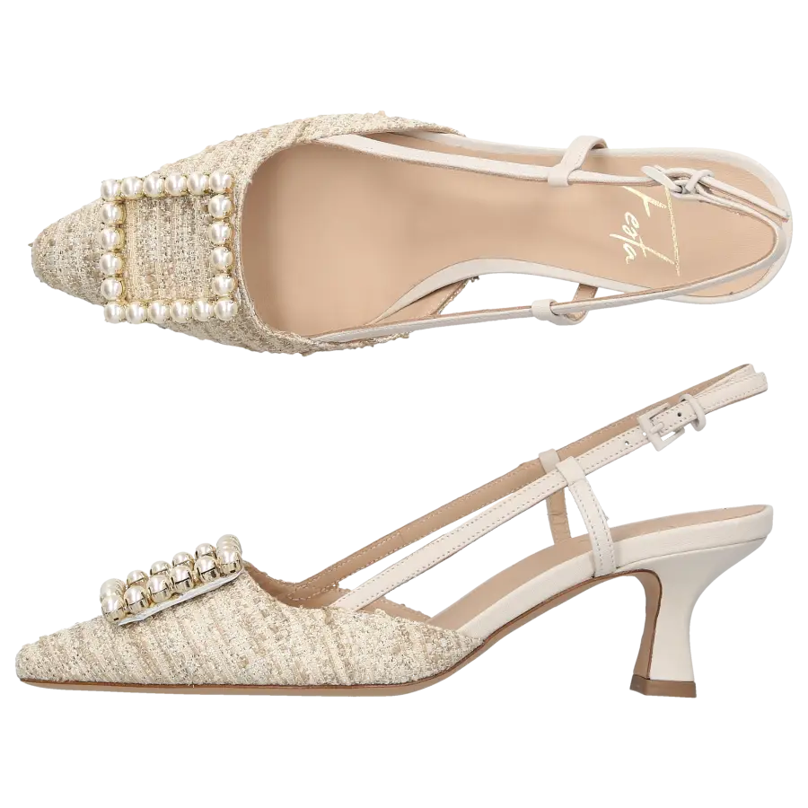 Roberto Festa - Pumps STEFI Tweed - beige