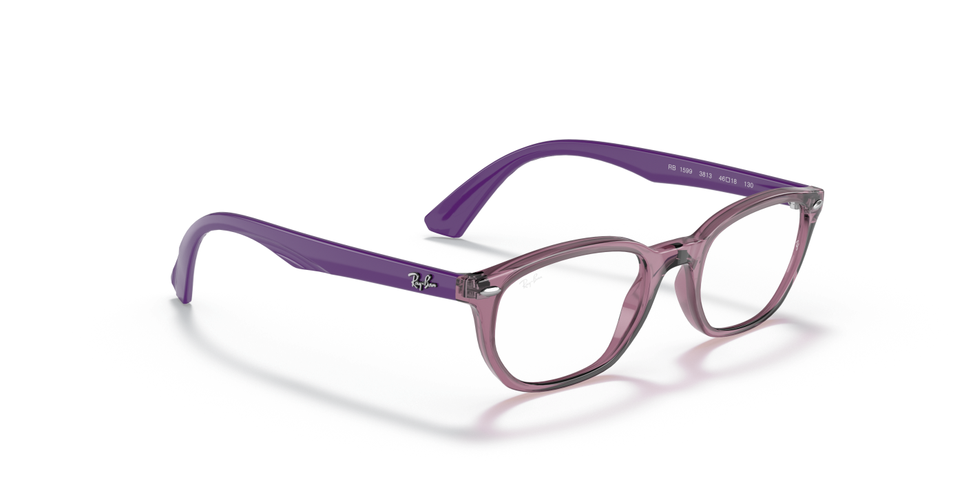 RB1599 OPTICS KIDS - Fuchsia Transparent Lucios