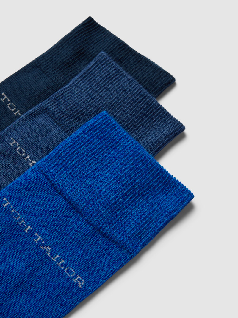 Socken im 3er-Pack in blau