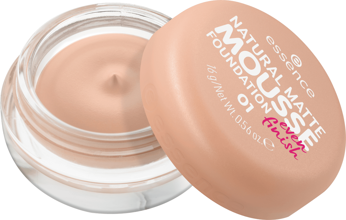 Foundation Natural Matte Mousse 01, 16 g