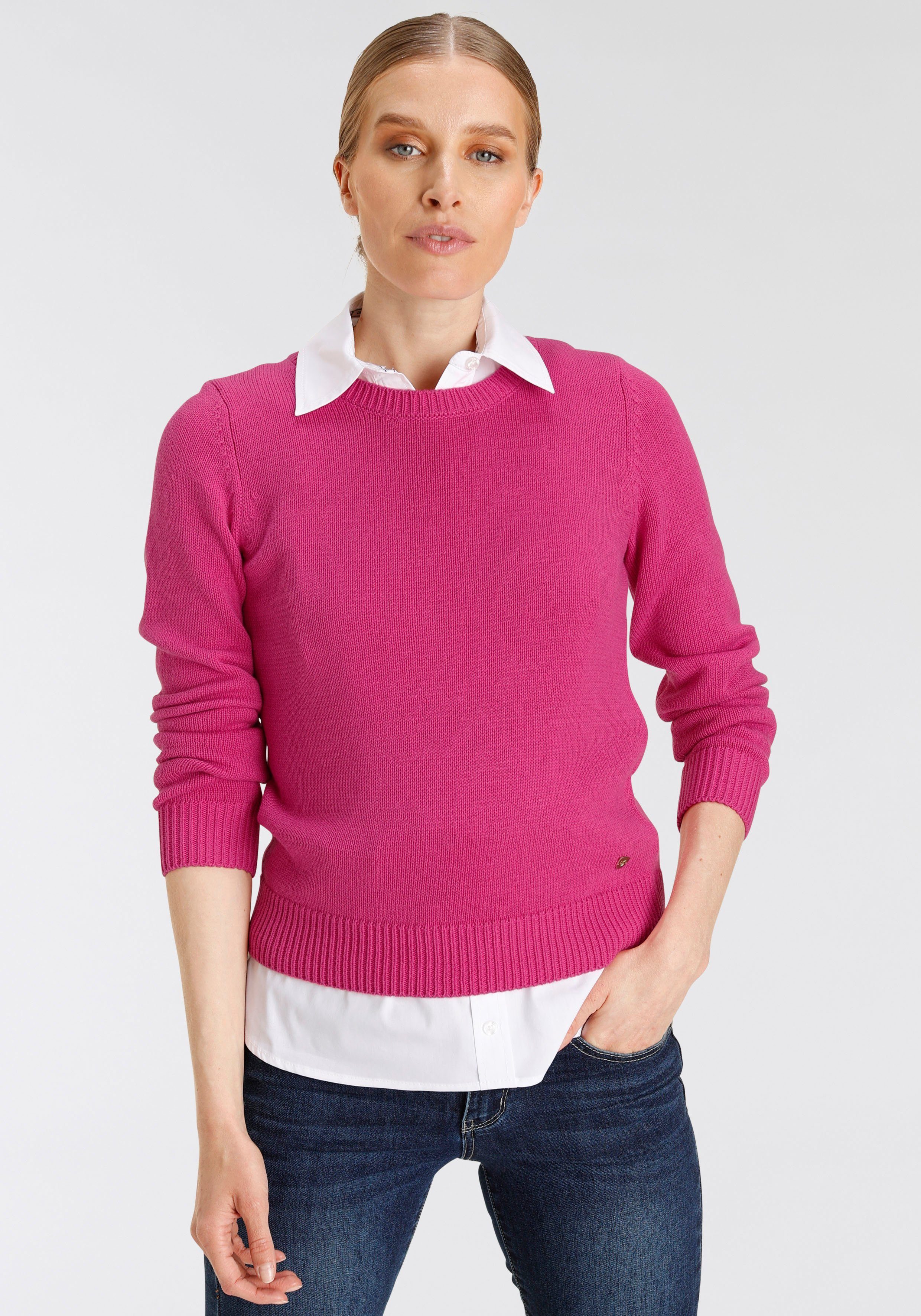 DELMAO Hemdbluse (Set, 2-tlg., Kragen + Rockteil) bestehend aus Kragen und Rockteil - NEUE MARKE!
