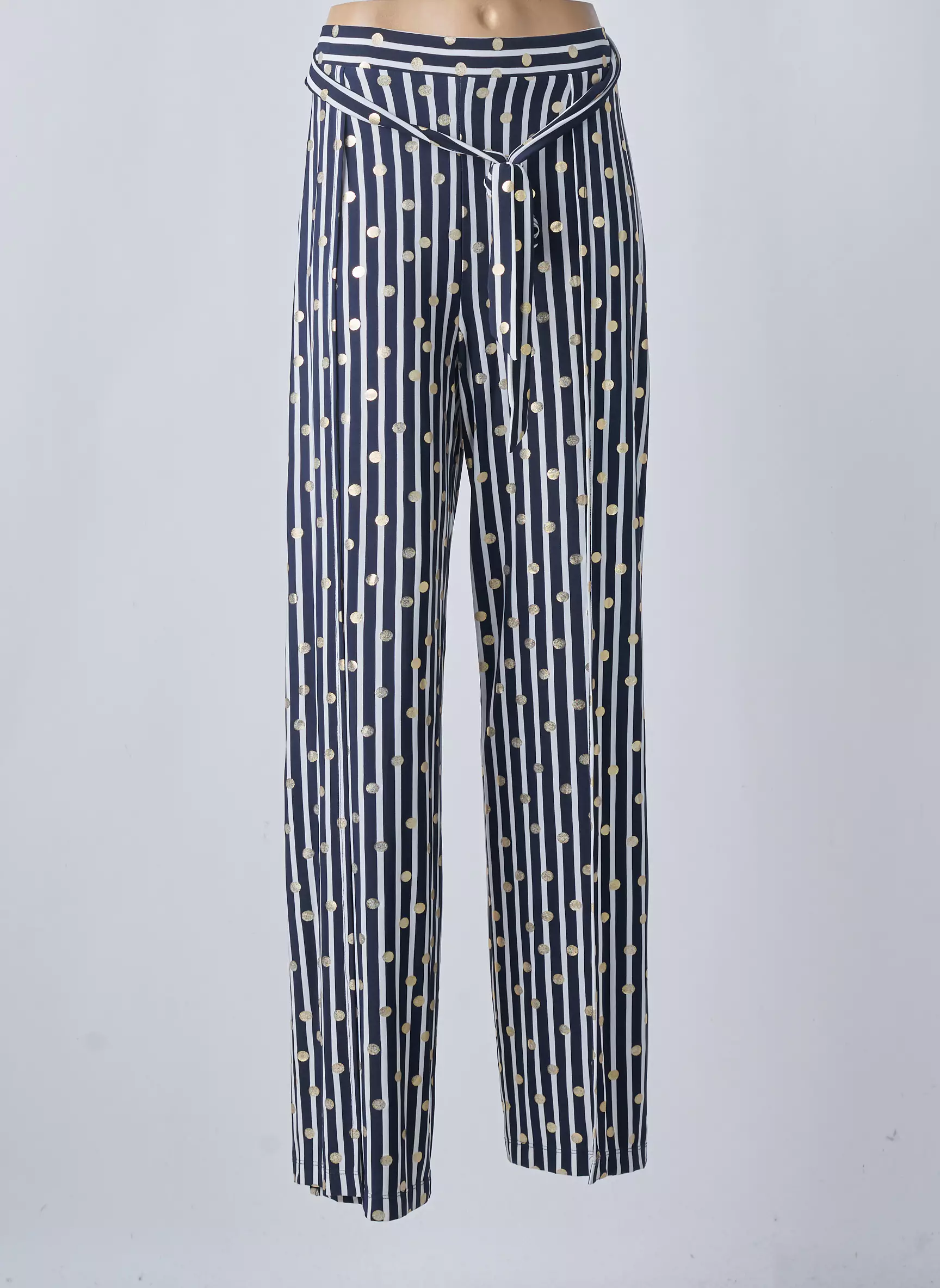 Frank Lyman Pantalons Larges Femme couleur bleu