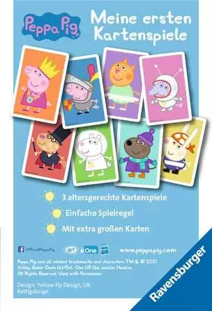 Peppa Pig Meine ersten Kartenspiele - Kinderspiel ab 3 Jahren