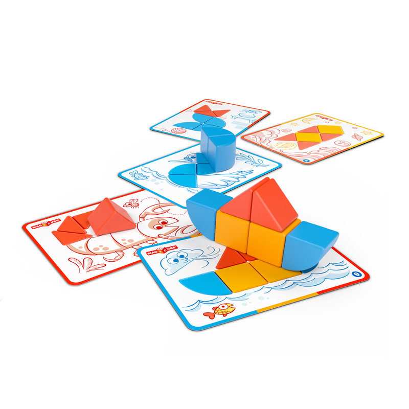 Jeu de construction Geomag magnétique formes et modèles