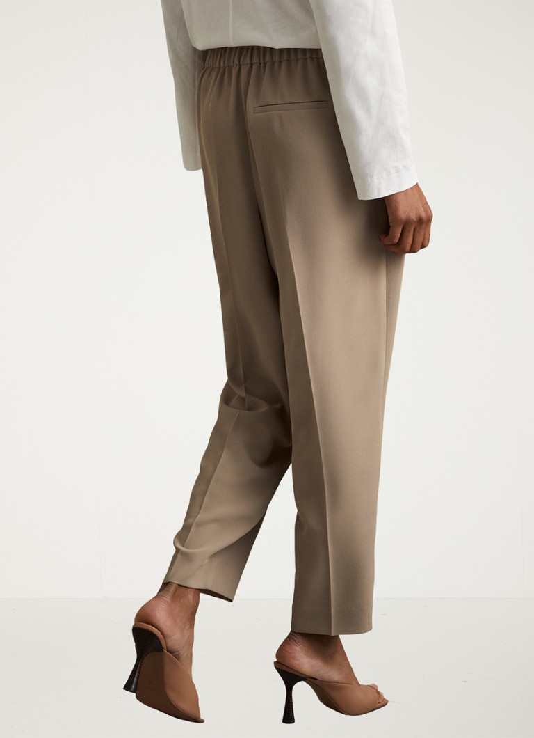 Reiss Eden high waist tapered fit trousers