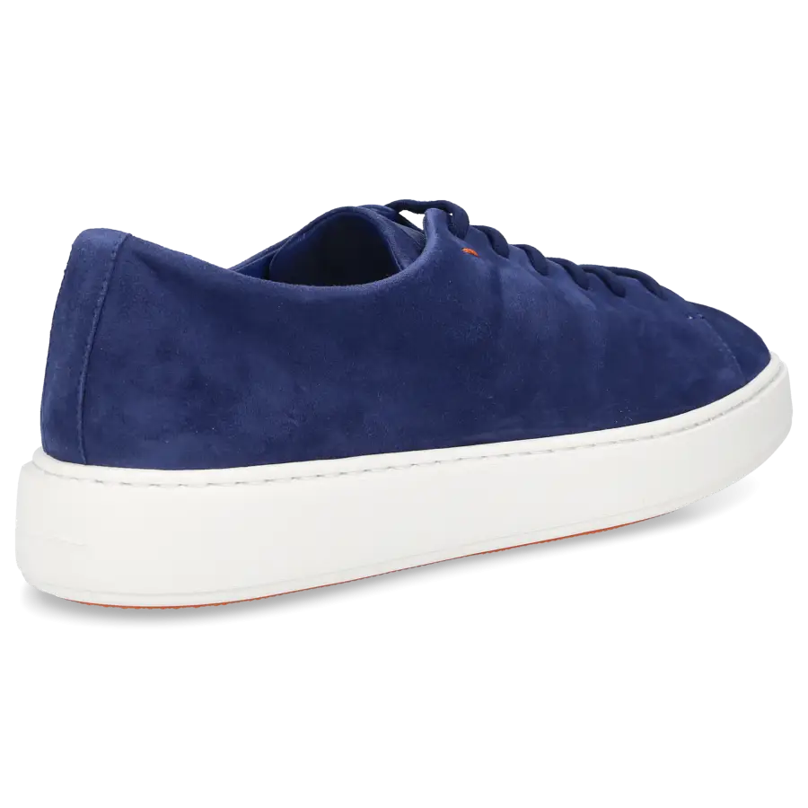 Santoni - Sneaker low MBCD21 Veloursleder - blau
